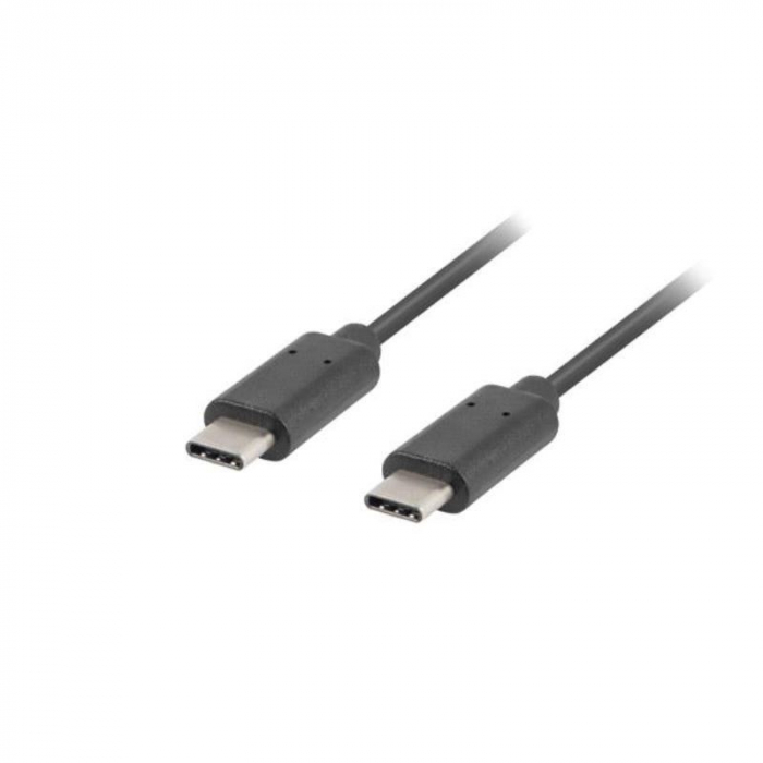 Cablu Lanberg USB 3.1 tip C tata la USB 3.1 tip C tata, 100cm, negru [2]