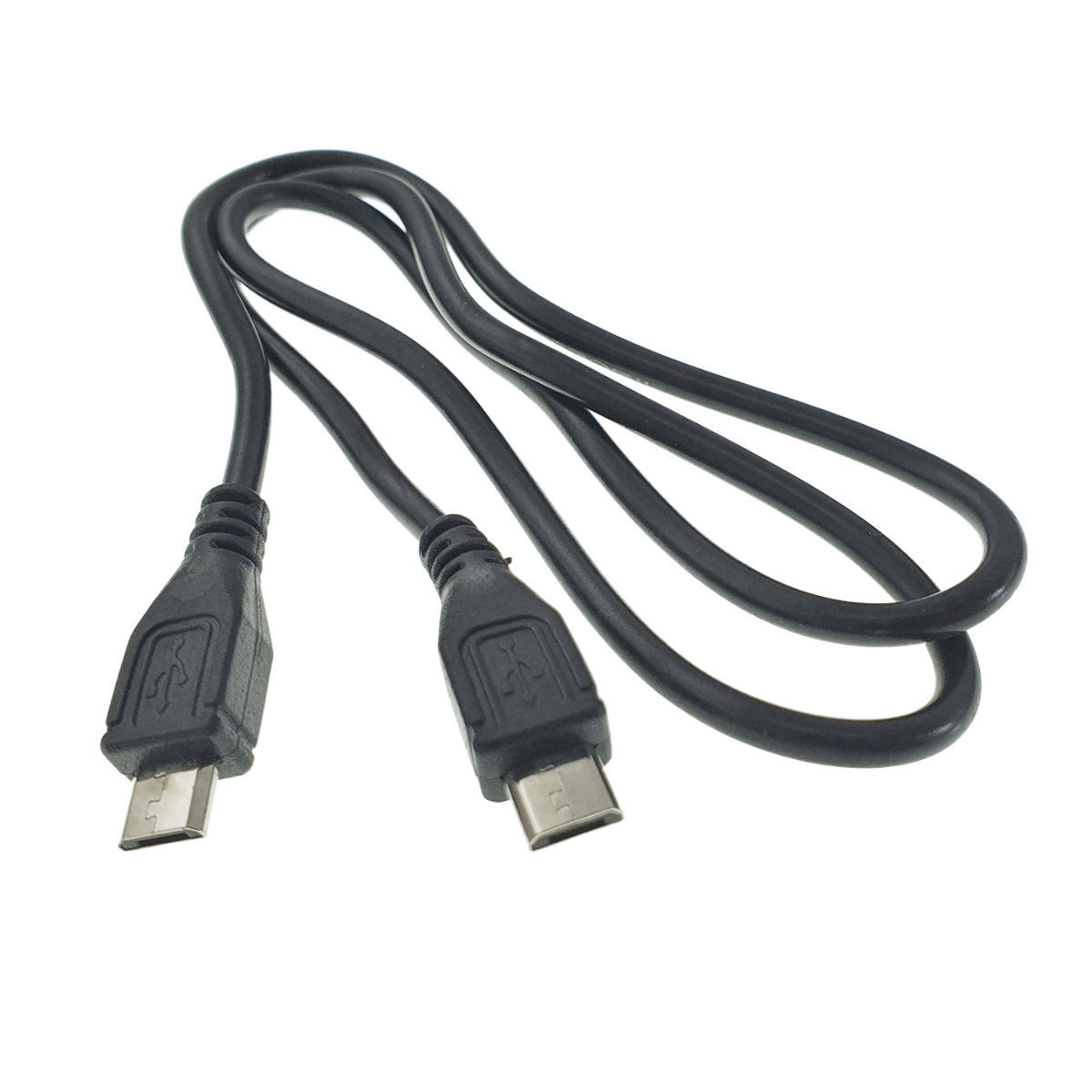 Cablu microUSB 2.0 tata la microUSB 2.0 tata, Akyga 13316, lungime 60cm, negru [5]