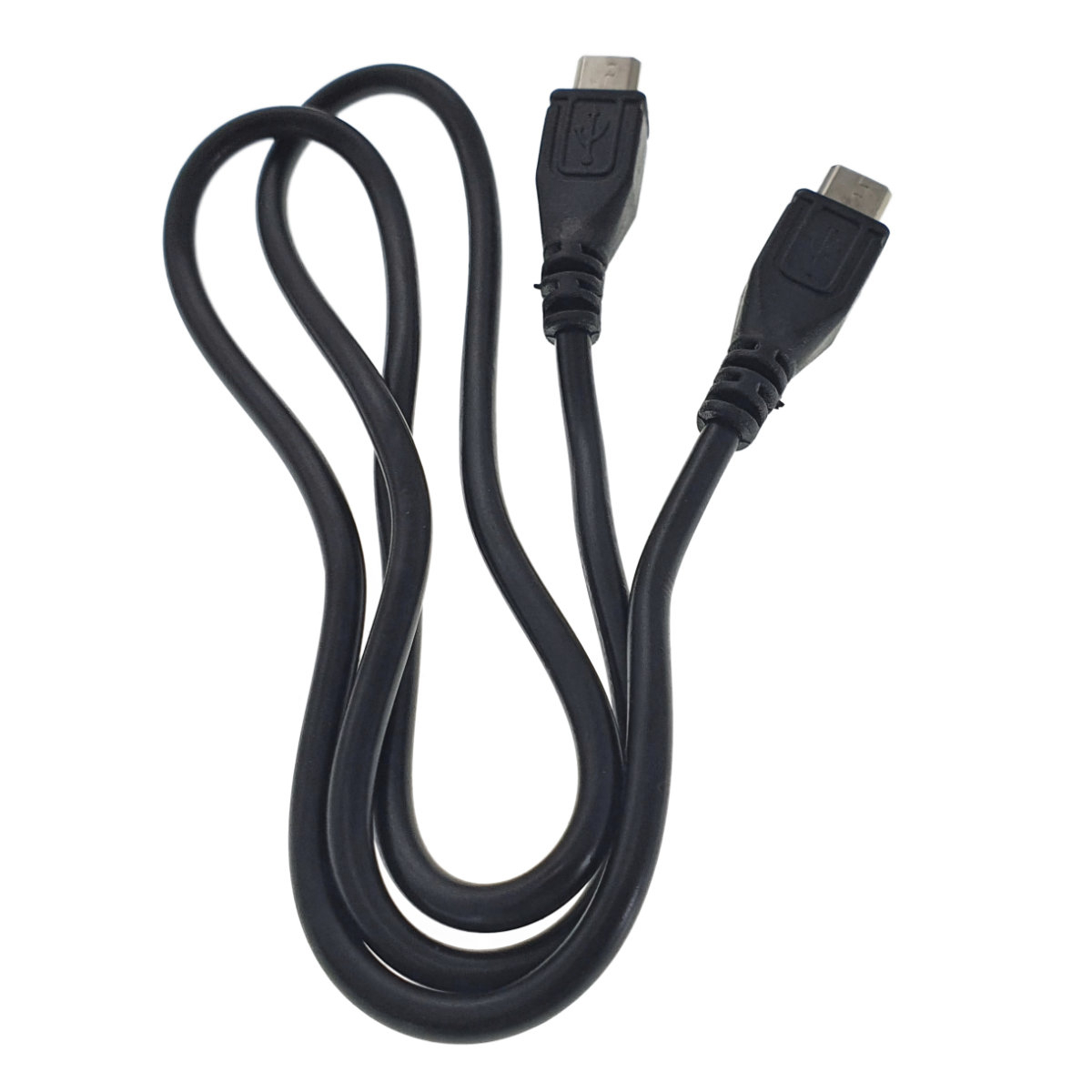 Cablu microUSB 2.0 tata la microUSB 2.0 tata, Akyga 13316, lungime 60cm, negru [3]