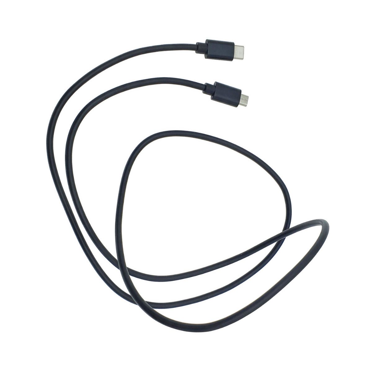 Cablu microUSB tata la USB tip C tata, 100 cm, Revolution 113, interfata USB 2.0, carcasa aluminiu, negru [4]