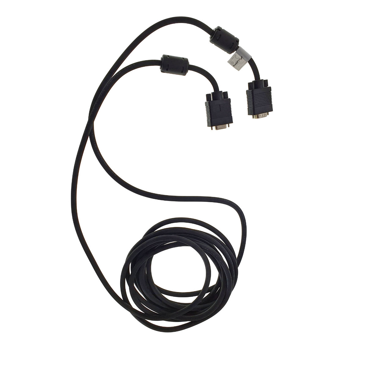Cablu monitor, Lanberg 42877, VGA tata la VGA mama , 15 pini, de prelungire, lungime 5 m, dubla ecranare cu miez de ferita, negru [9]
