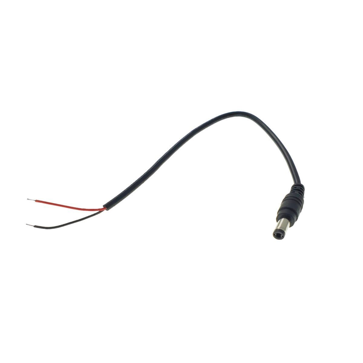 Cablu pentru alimentare cu mufa 5.5x2.1 tata,23 cm [4]