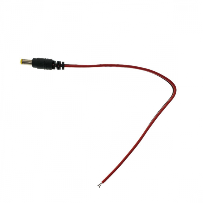 Cablu pentru alimentare cu mufa 5.5x2.5 tata,23 cm [2]