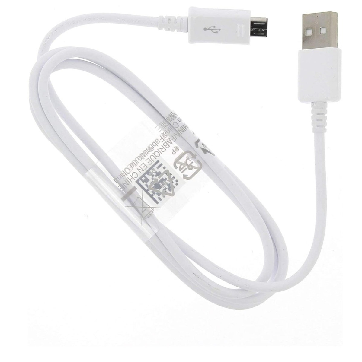 Cablu pentru date si incarcare, Samsung ECB-DU4AWE, USB tip A tata la microUSB tata, lungime 1 m, alb [3]