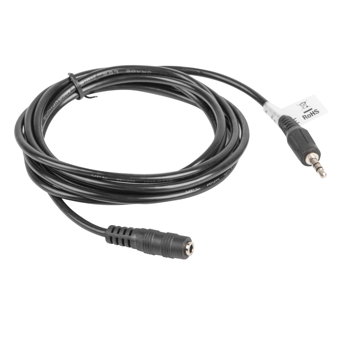 Cablu prelungitor audio, lungime 2 m, jack 3.5 mm tata la jack 3.5 mm mama, Lanberg 41329, 3 pini, stereo, negru [1]