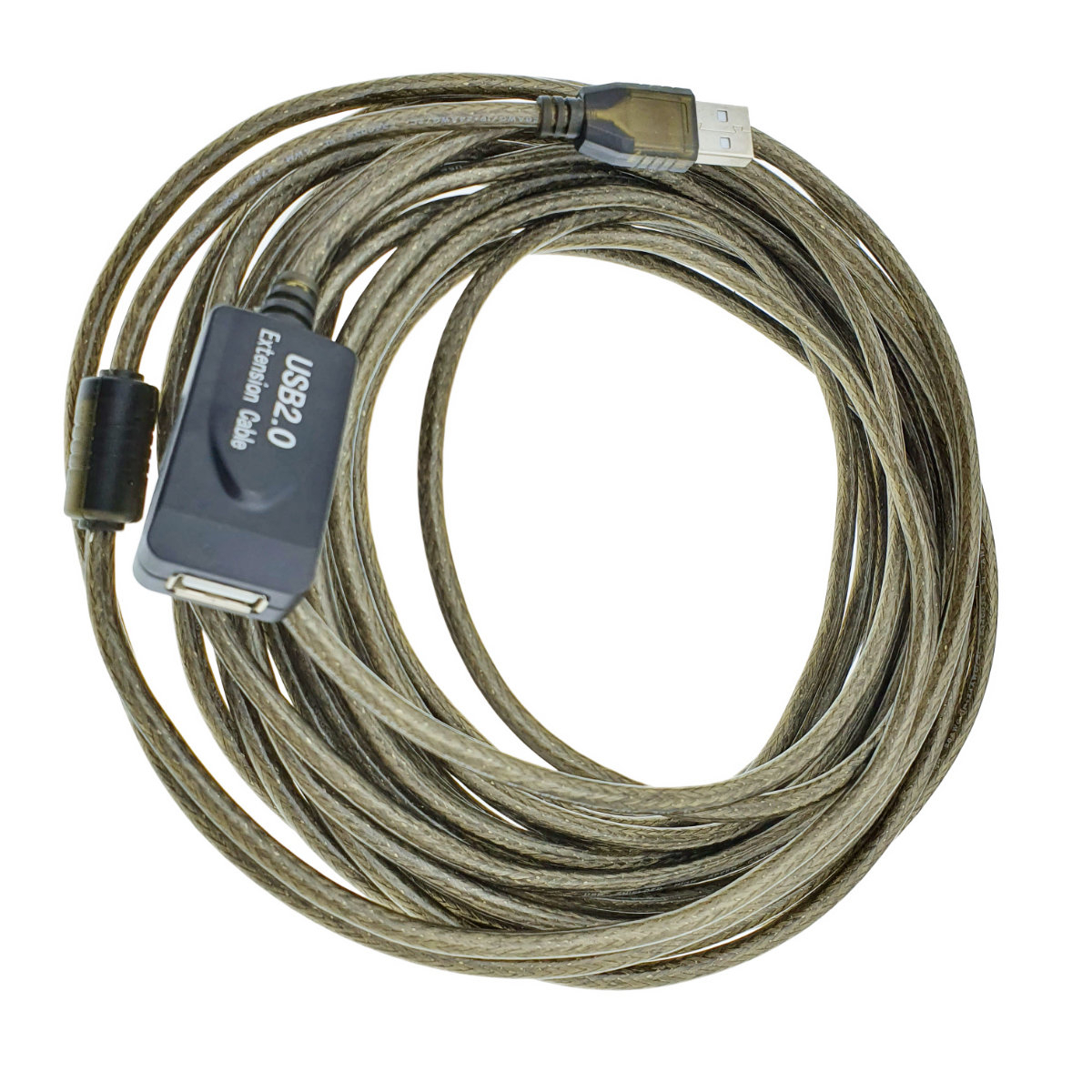 Cablu prelungitor USB 2.0 activ , lungime 10 m, USB A tata la USB A mama, cu repetitor, negru [4]