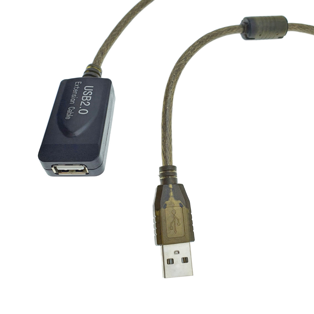 Cablu prelungitor USB 2.0 activ , lungime 10 m, USB A tata la USB A mama, cu repetitor, negru [6]