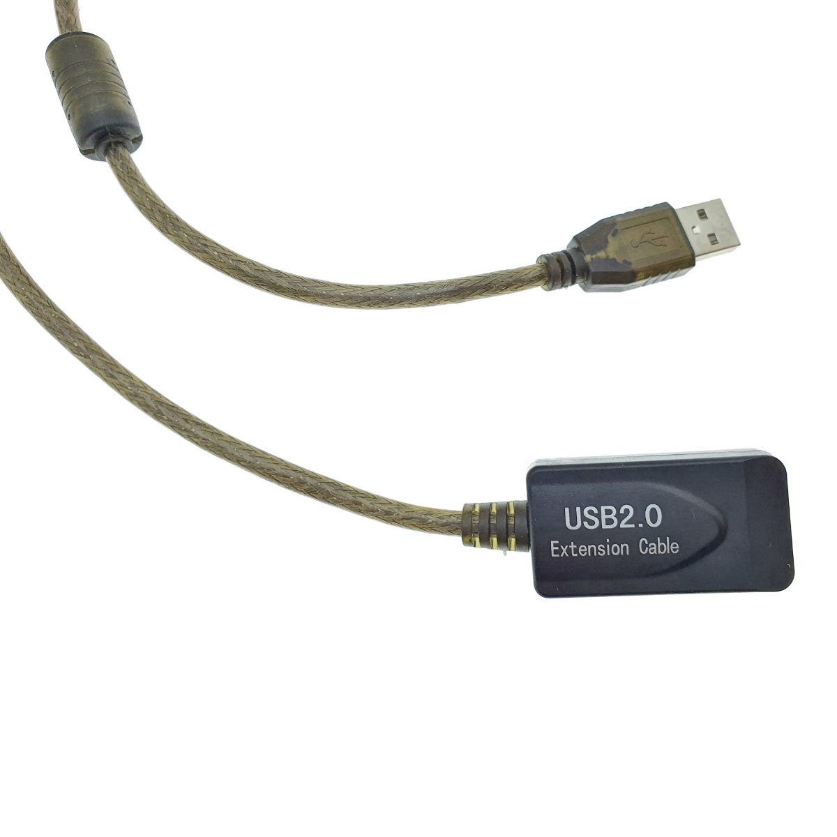 Cablu prelungitor USB 2.0 activ , lungime 10 m, USB A tata la USB A mama, cu repetitor, negru [3]