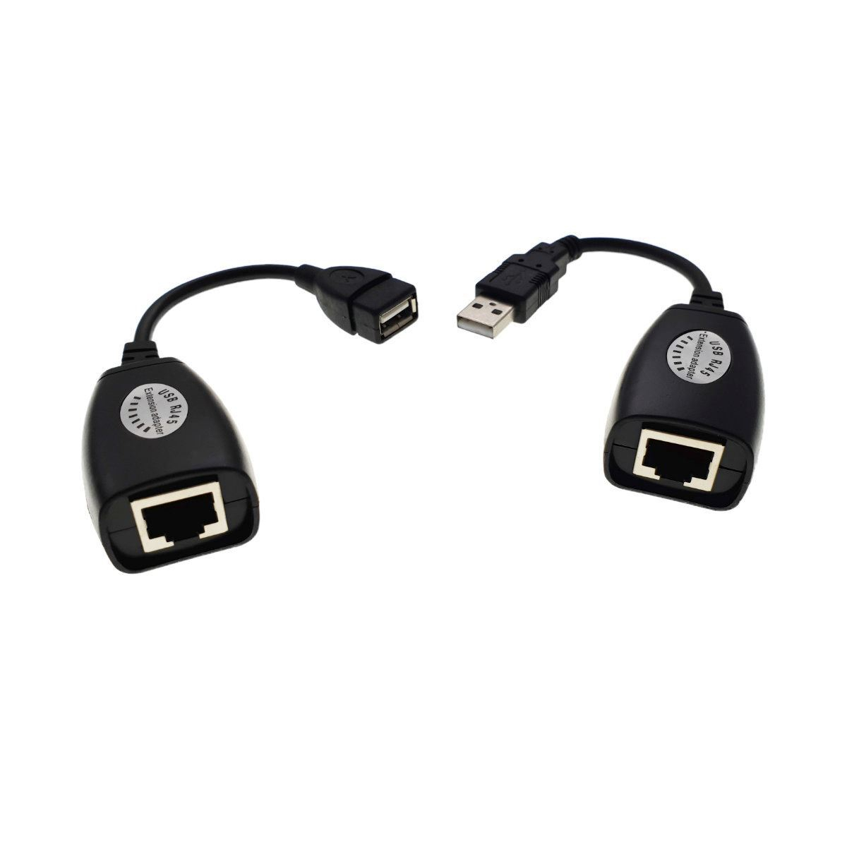 Cablu prelungitor USB 45m -RJXT tata - mama,extensie cablu USB cu RJ45 Cat5 si Cat6 [7]