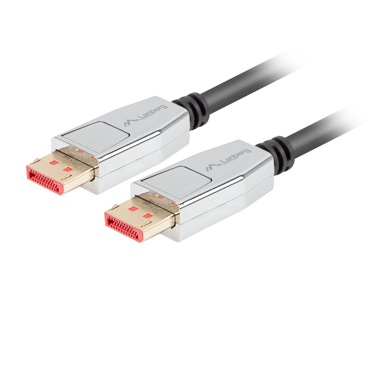 Cablu premium DisplayPort tata la DisplayPort tata v.1.4, Lanberg 42898, 1m, 8K 60Hz, HDR, DSC 1.2, negru [6]