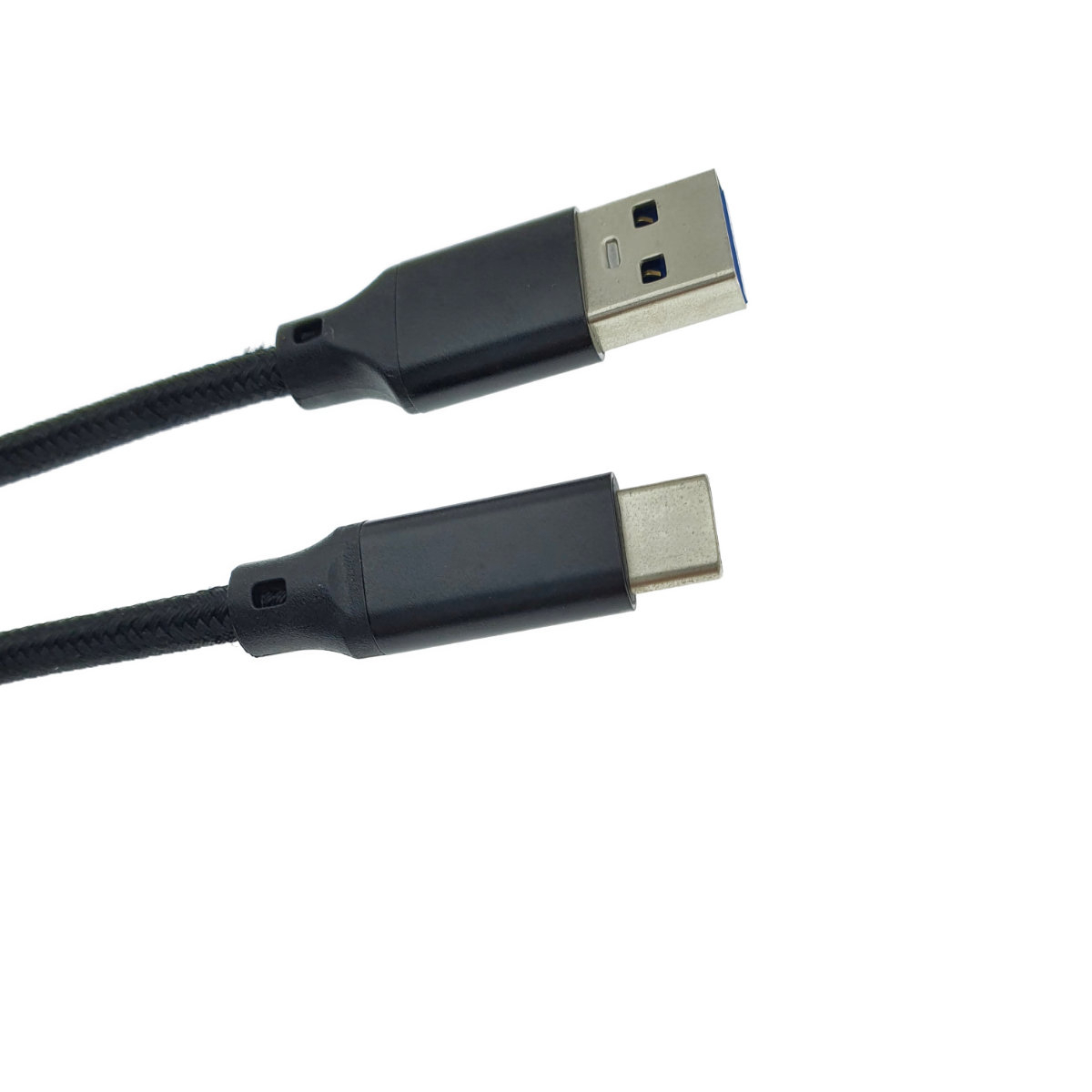 Cablu premium USB 3.0 tata la USB 3.0 tip C tata, 100 cm, Revolution 100, PD, 5A , 100W, invelis textil, carcasa aluminiu, negru [5]