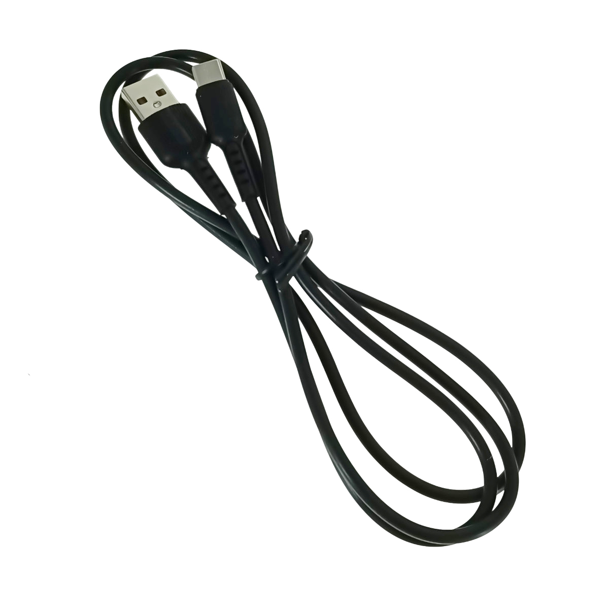 Cablu prevazut cu conectori USB tata si USB tip C tata, Borofone BX16 Easy 09947, lungime 1m, negru [4]