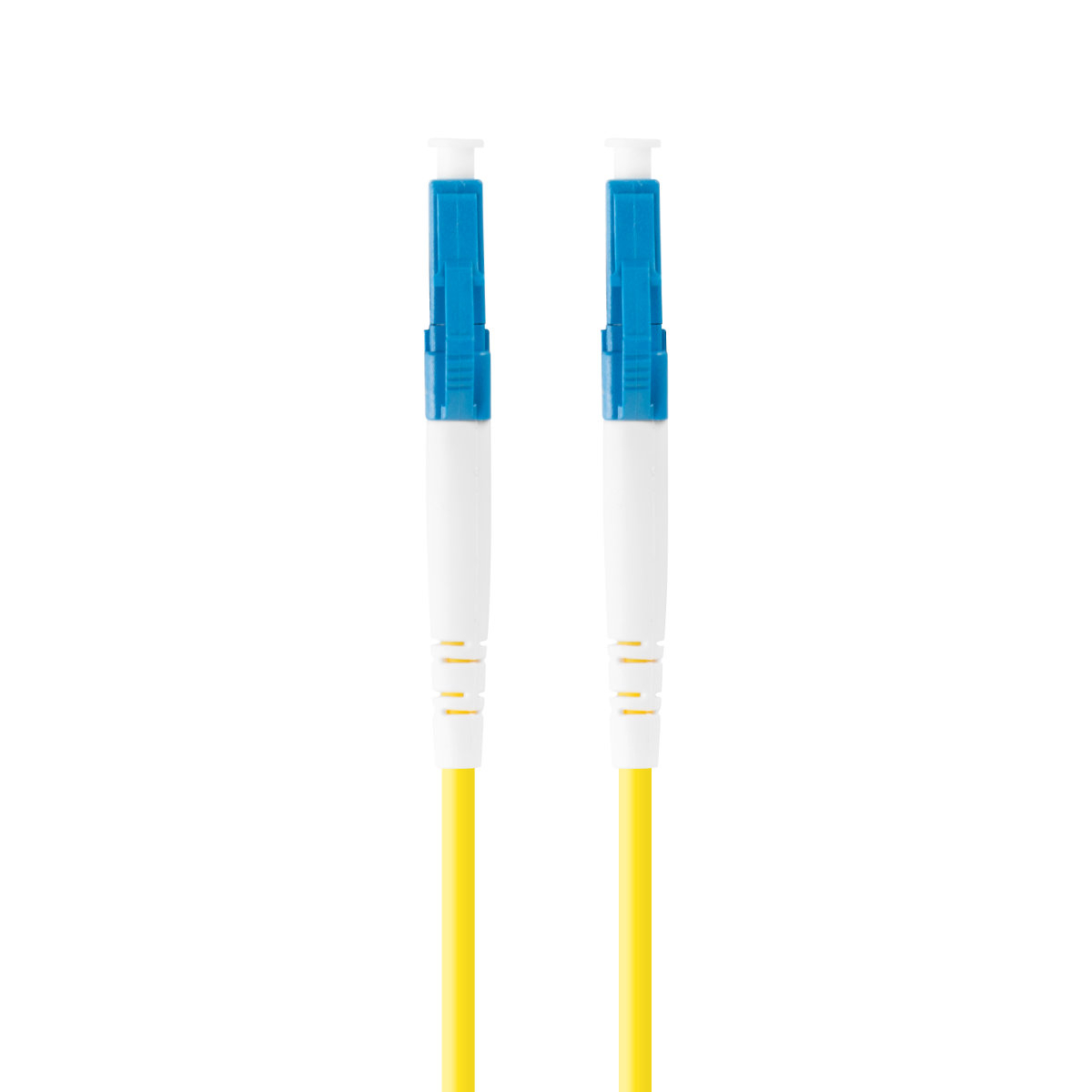 Cablu retea fibra optica cu lungime 10 m si conectori LC/UPC-LC/UPC, Lanberg Z43313, SM, SIMPLEX 3.0MM G657A1 LSZH, galben [1]