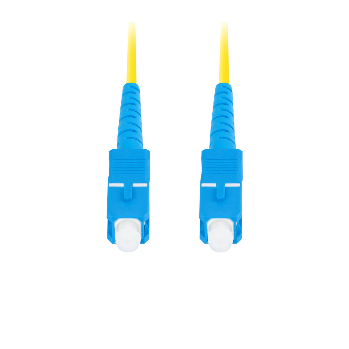 Cablu retea fibra optica cu lungime 10 m si conectori SC/UPC-SC/UPC, Lanberg Z43302, SM, SIMPLEX 3.0MM G657A1 LSZH, galben [5]