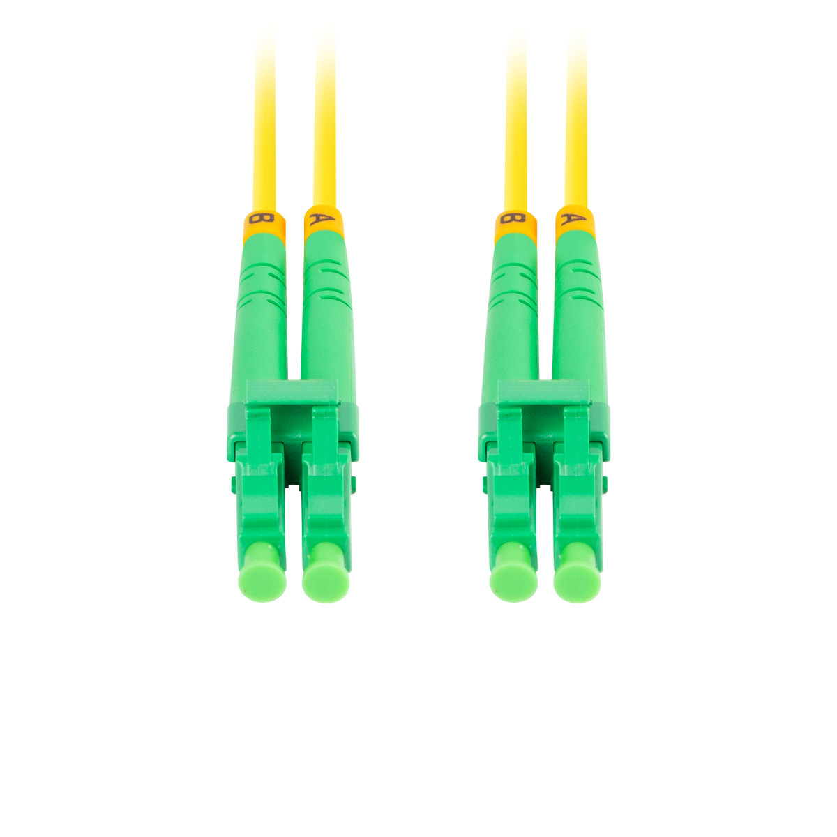 Cablu retea fibra optica cu lungime 3 m si conectori LC/APC-LC/APC, Lanberg Z43320, SM, DUPLEX 3.0MM G657A1 LSZH, galben [4]
