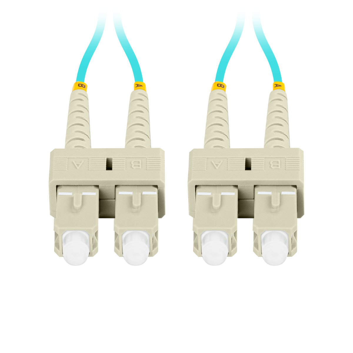 Cablu retea fibra optica cu lungime 3 m si conectori SC/UPC-SC/UPC, Lanberg Z43328, MM, DUPLEX 3.0MM OM3 50/125 LSZH, albastru [5]