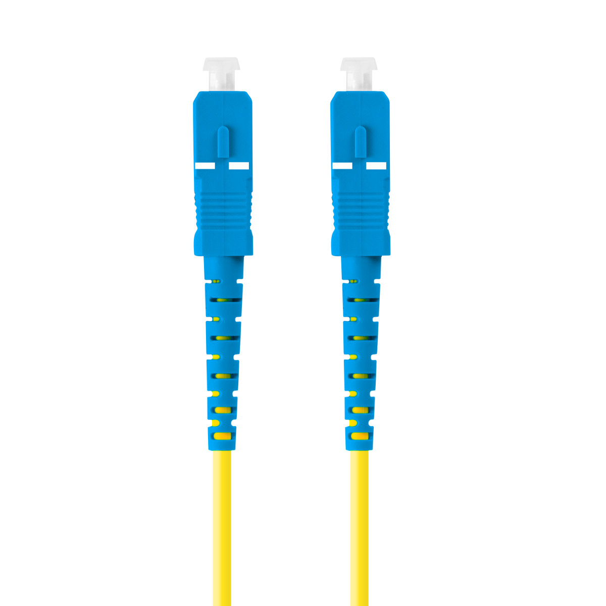 Cablu retea fibra optica cu lungime 5 m si conectori SC/UPC-SC/UPC, Lanberg Z43301, SM, SIMPLEX 3.0MM G657A1 LSZH, galben [1]