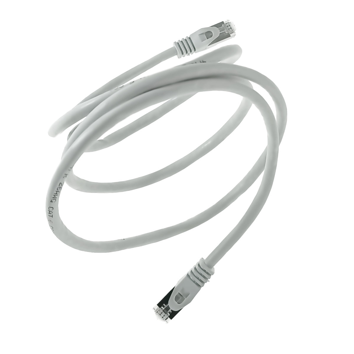 Cablu retea-patchcord CAT6 FTP, Lanberg 43615, 2 X RJ45, lungime 1.5m, AWG26, 10Gb/s-250MHz, de legatura retea, ethernet, gri [1]