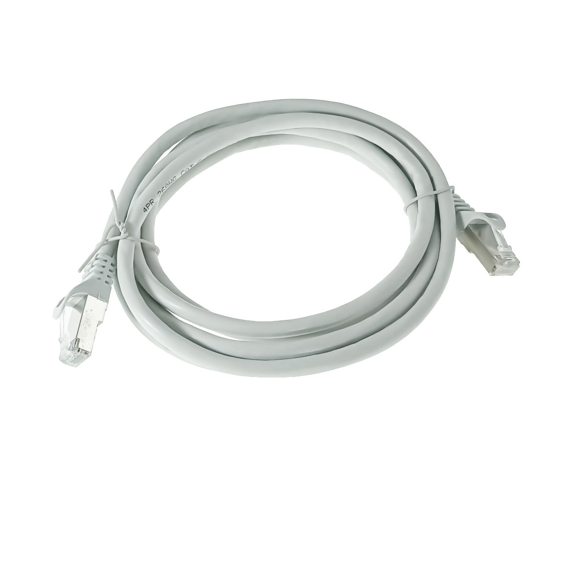 Cablu retea-patchcord CAT6 FTP, Lanberg 43616, 2 X RJ45, lungime 2m, AWG26, 10Gb/s-250MHz, de legatura retea, ethernet, gri [1]