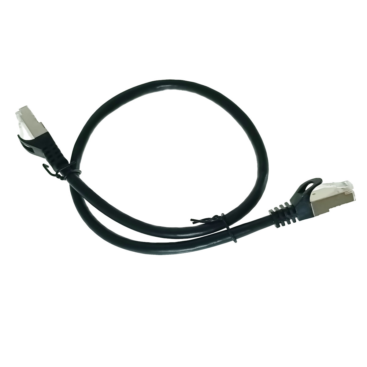 Cablu retea-patchcord CAT6 FTP, Lanberg 43619, 2 X RJ45, lungime 50cm, AWG26, 10Gb/s-250MHz, de legatura retea, ethernet, negru [3]