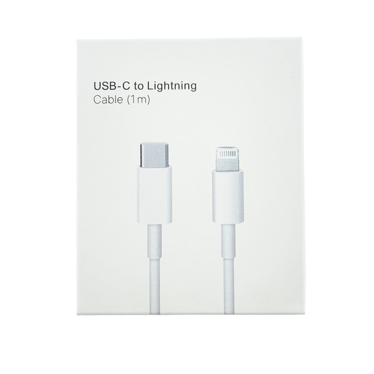 Cablu tip Lightning la USB-C, pentru dispozitive Apple, A1703, 1m, alb, in blister [4]