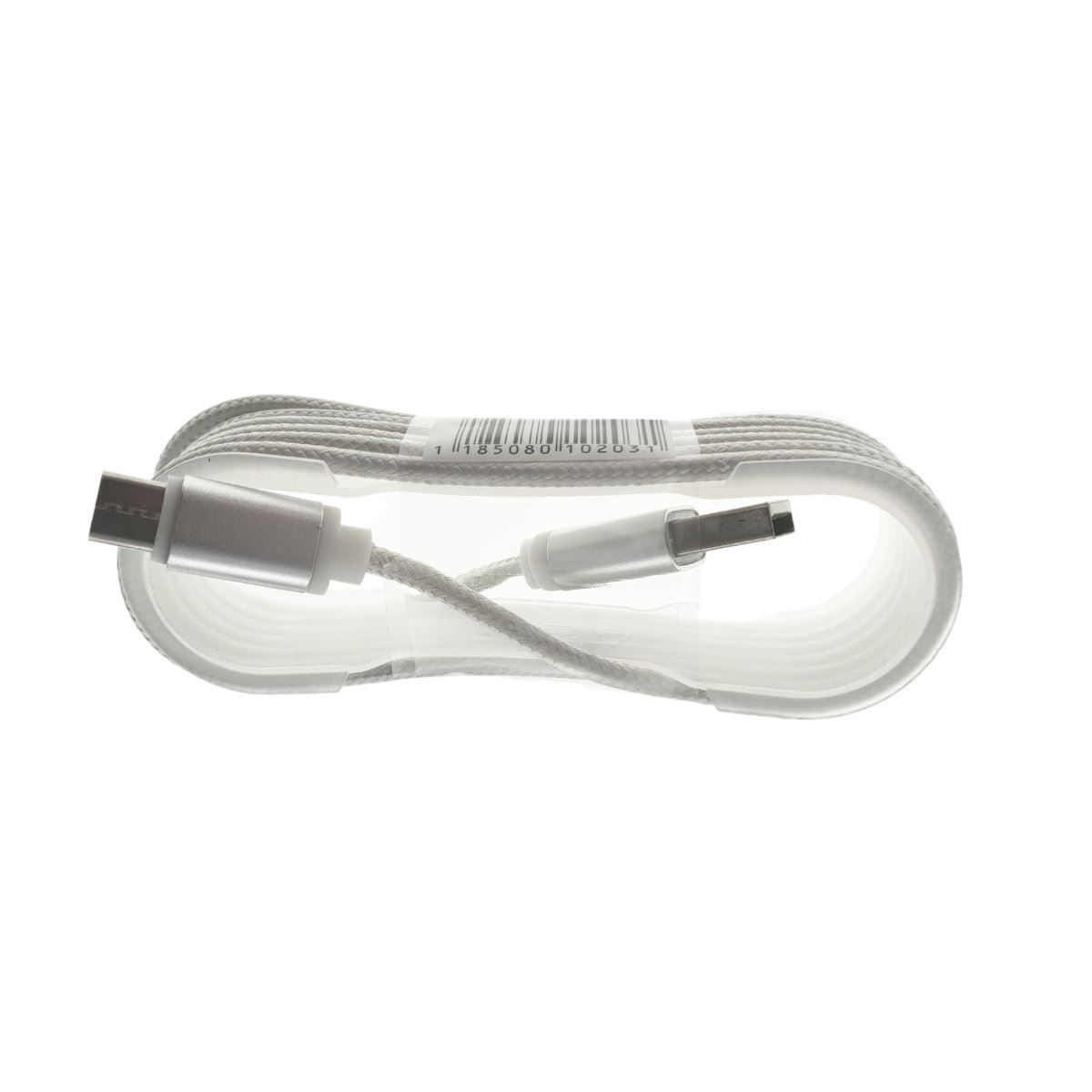Cablu USB 2.0 la USB tip C, invelis textil,140cm,alb,CTTC01W [3]