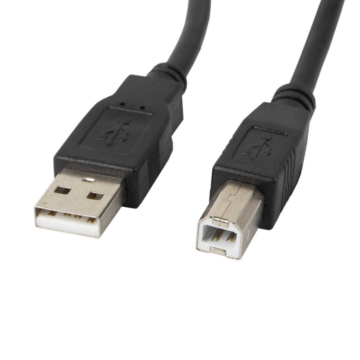 Cablu USB 2.0 pentru imprimanta, Lanberg 42865, lungime 50cm, cu miez de ferita, USB-A tata la USB-B tata, negru [7]