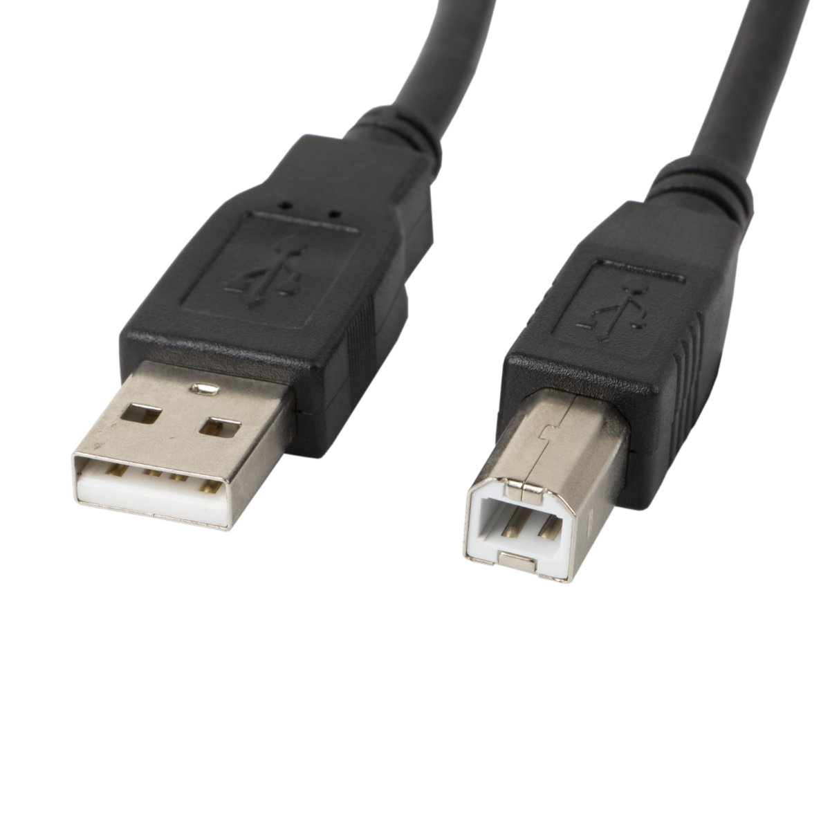 Cablu USB 2.0 pentru imprimanta, Lanberg 42867, lungime 50cm, USB-A tata la USB-B tata, negru [3]