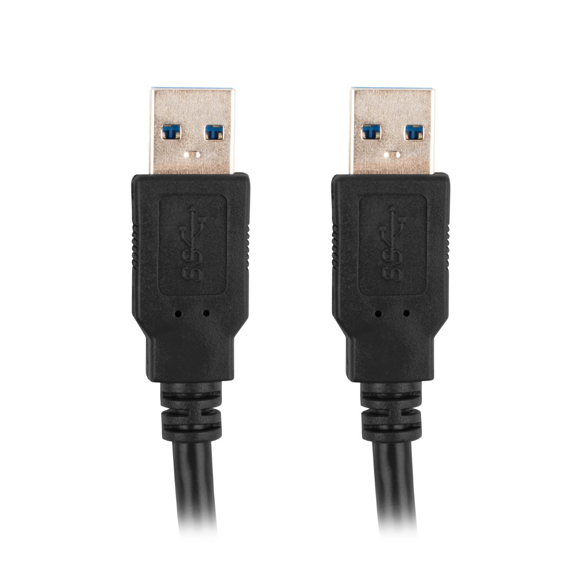 Cablu USB 3.0 tata la USB 3.0 tata, Lanberg 42776, lungime 180 cm, negru [12]