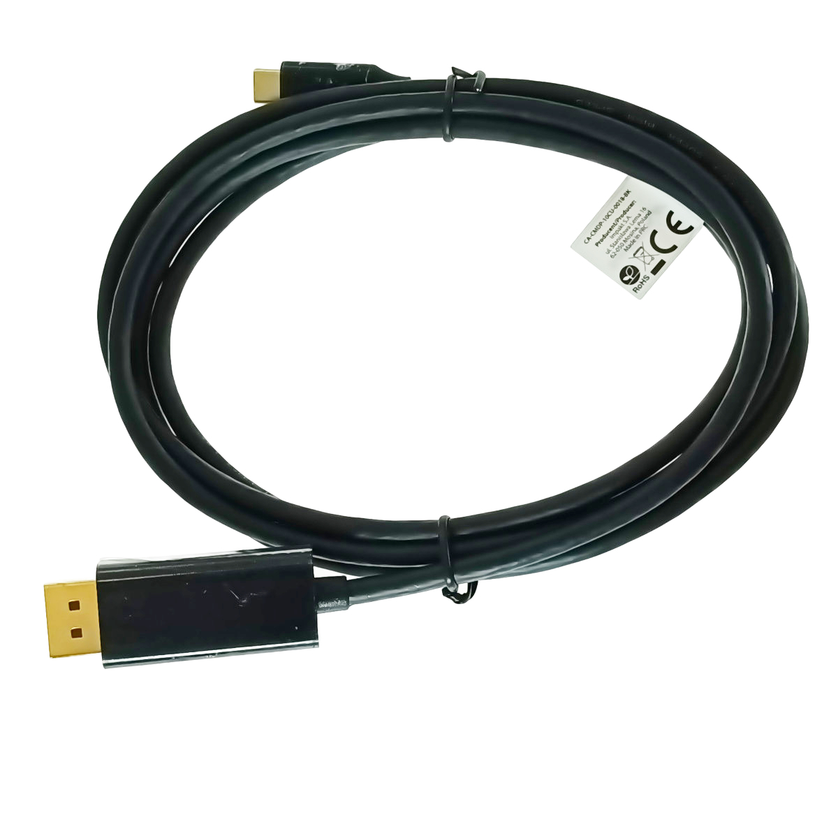 Cablu USB-C la DisplayPort, 1.8m, tata-tata, Lanberg 43681, HDR, DPCP 1.0, 4K-60Hz, negru [3]