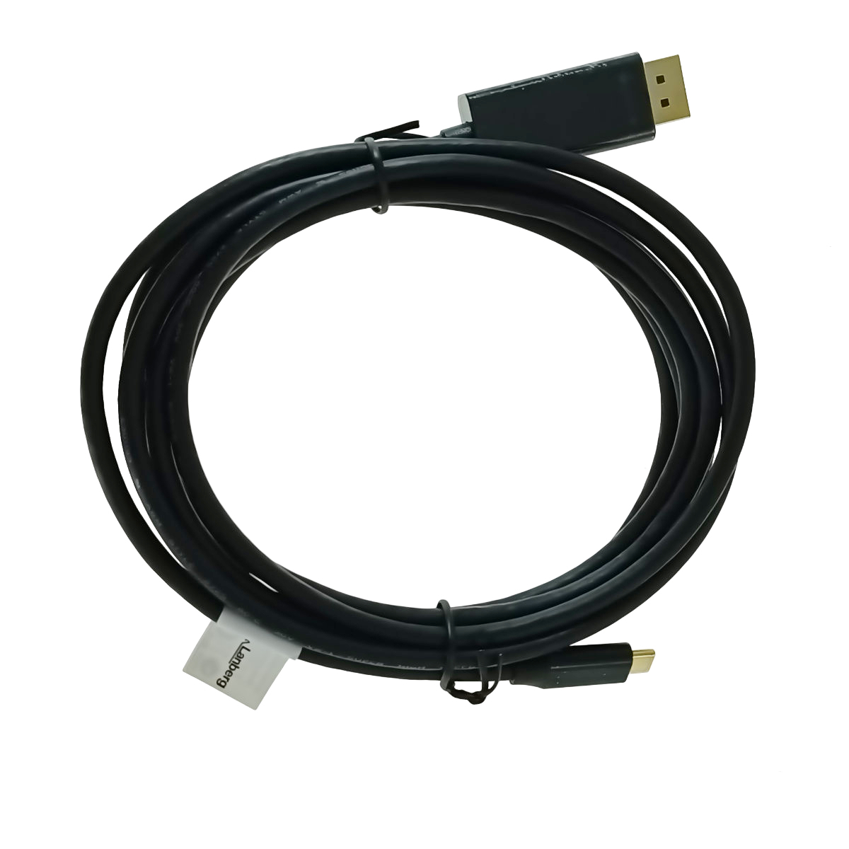 Cablu USB-C la DisplayPort, 3m, tata-tata, Lanberg 43682, HDR, DPCP 1.0, 4K-60Hz, negru [3]
