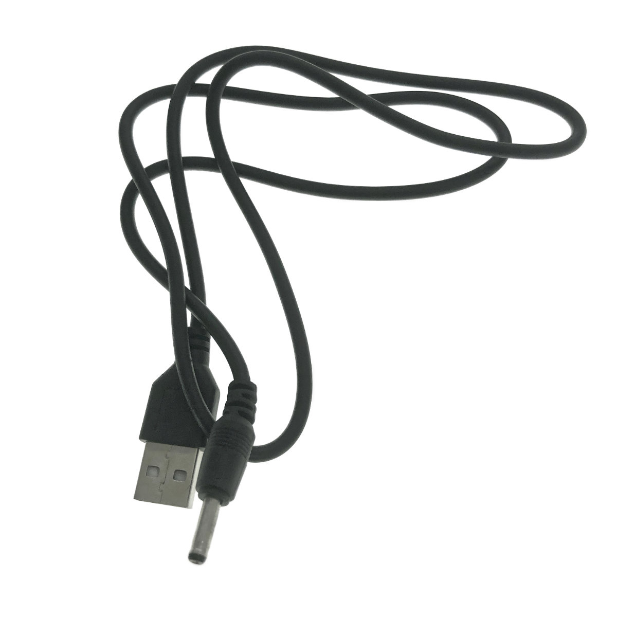 Cablu USB de alimentare 5V la conector DC 3.5 mm x 1.35 mm, lungime 75 cm, negru [8]