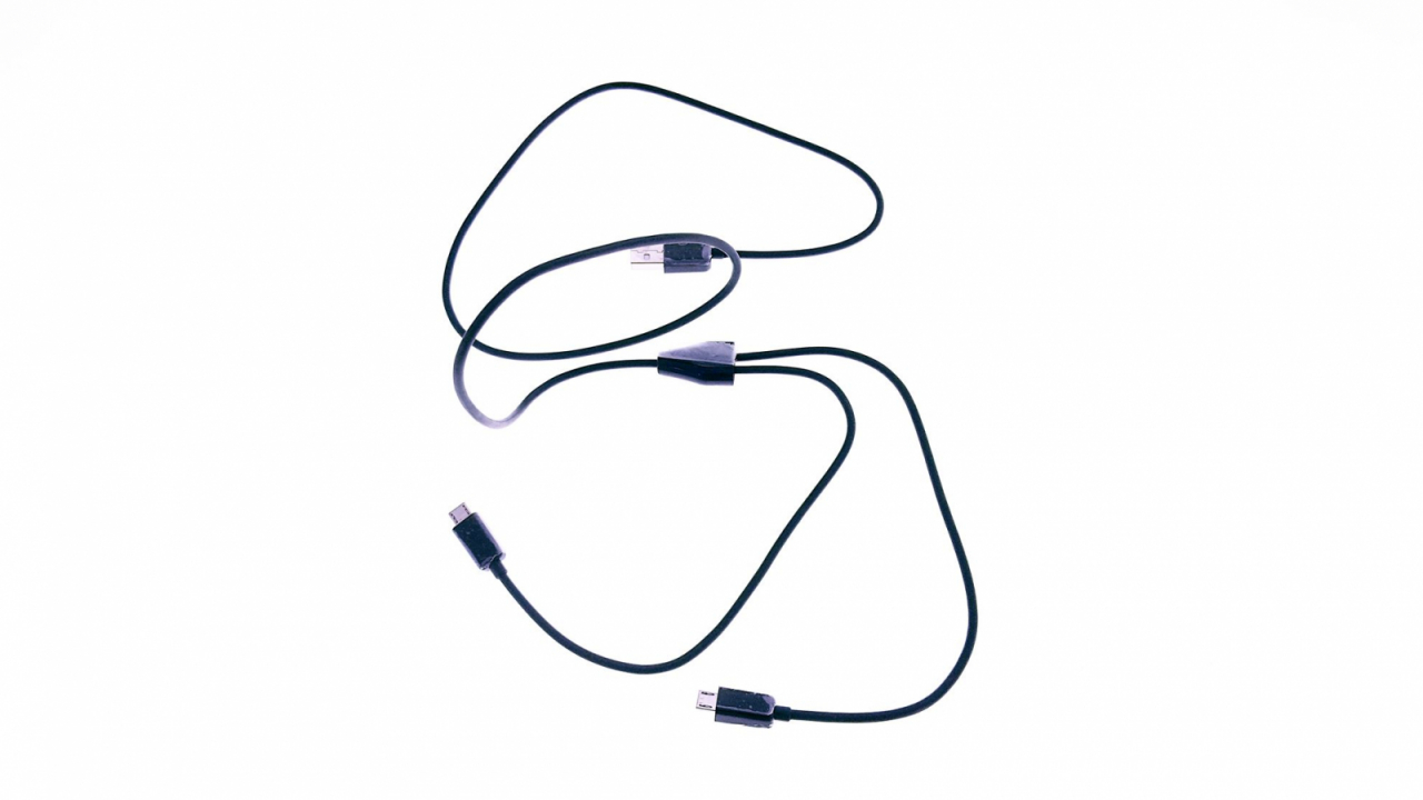 Cablu USB la 2 x microUSB, 1m Black, [6]