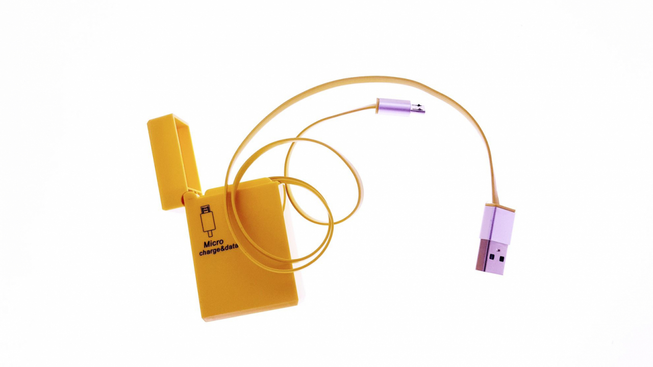 Cablu USB-microUSB color, retractabil -cutie [6]