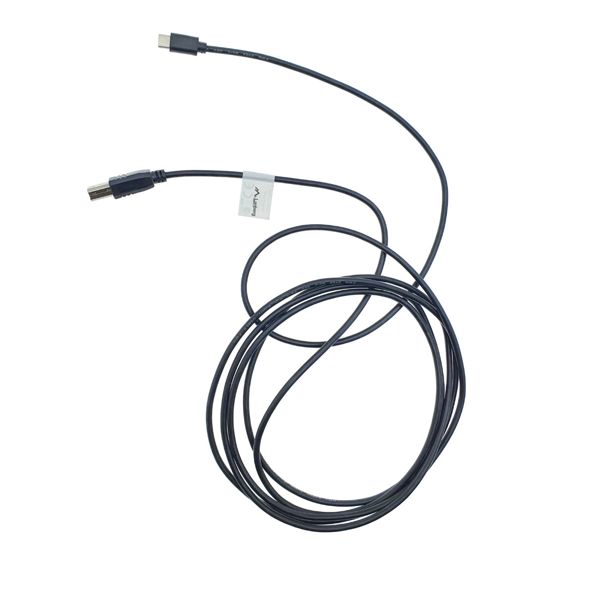 Cablu USB tip C imprimanta USB 2.0, 3 m, Lanberg 42978, USB B la USB-C, negru [11]