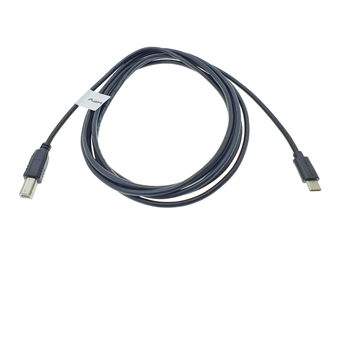 Cablu USB tip C imprimanta USB 2.0, 3 m, Lanberg 42978, USB B la USB-C, negru [7]