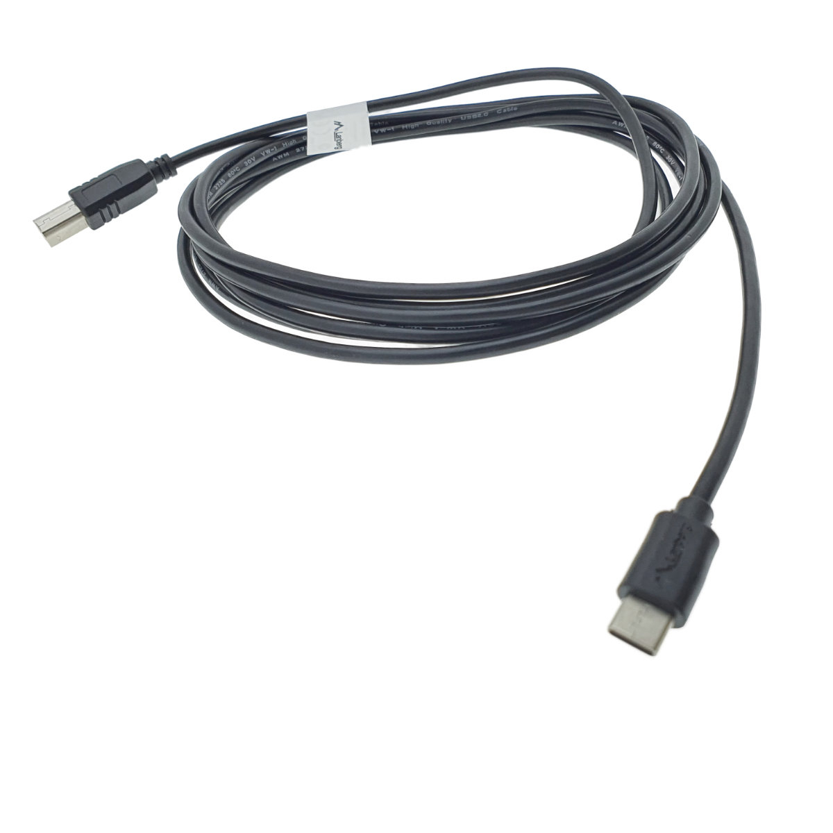 Cablu USB tip C imprimanta USB 2.0, 3 m, Lanberg 42978, USB B la USB-C, negru [10]