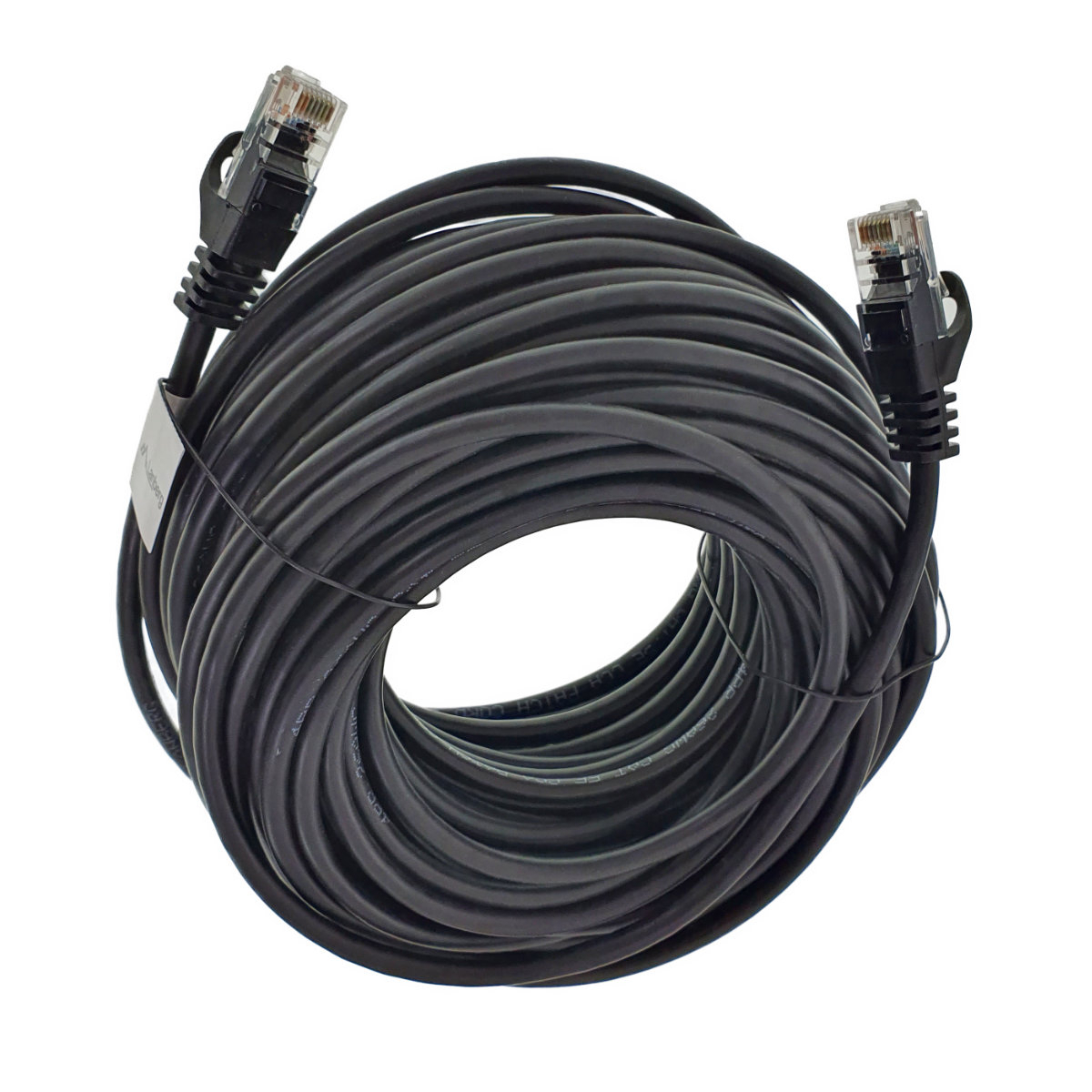 Cablu UTP, Lanberg 40677, cat.5e, mufat 2xRJ45, lungime 20m, AWG 26, 100 MHz, de legatura retea, ethernet, negru [9]