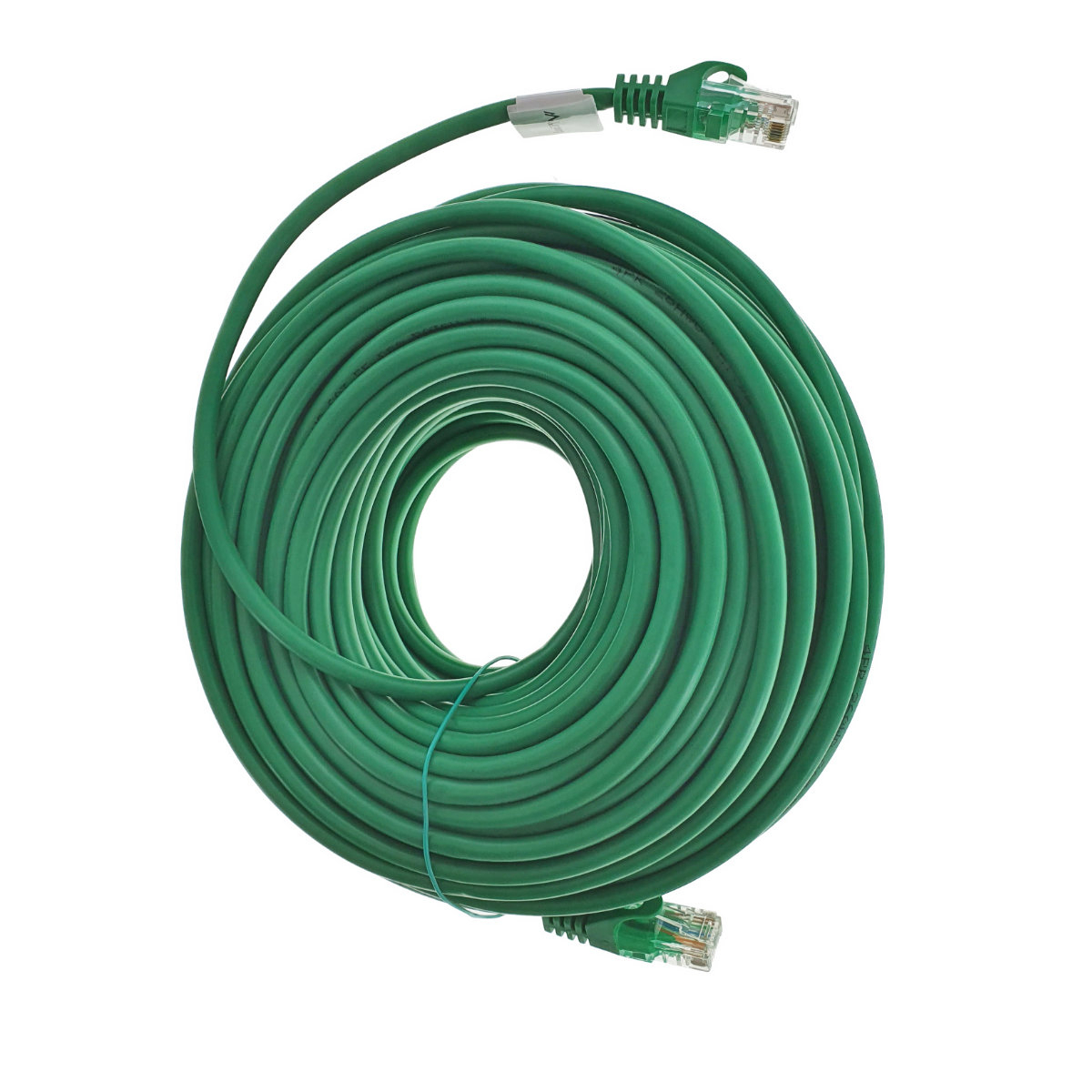 Cablu UTP, Lanberg 42784, cat.5e, mufat 2xRJ45, lungime 30m, AWG 26, 100 MHz, de legatura retea, ethernet, verde [7]