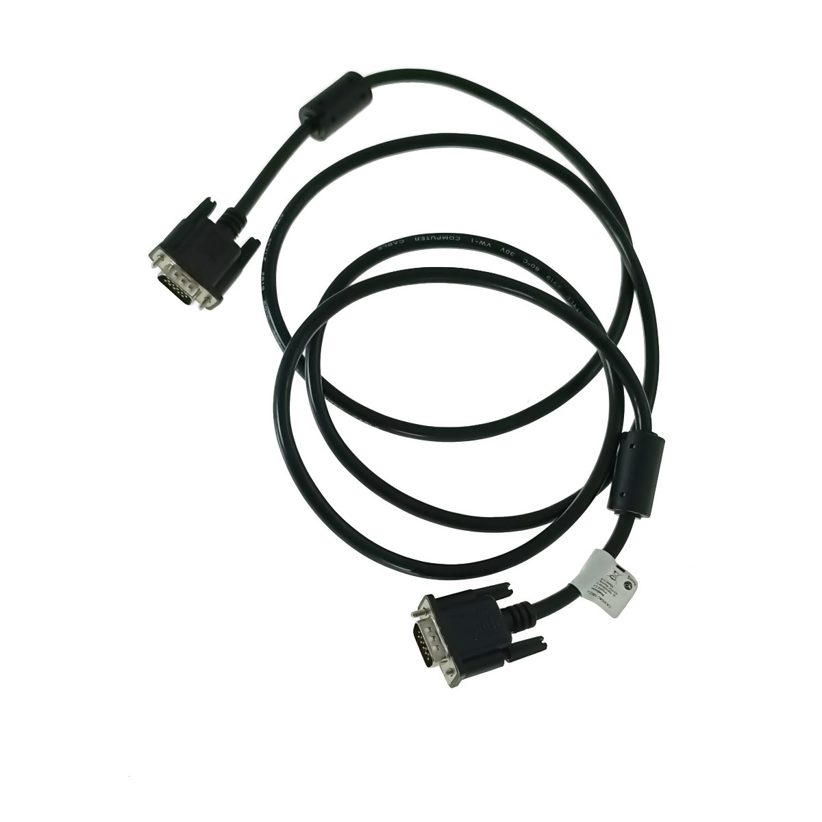 Cablu VGA tata-tata, lungime 1.8m, Lanberg 41386, ecranare dubla si miez ferita, negru [3]