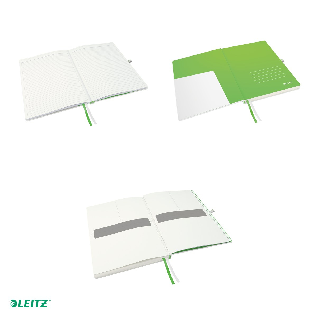 Caiet birou A4 dictando Leitz Complete, carton 100 g/mp, 80 file, 8 file perforate, alb [4]