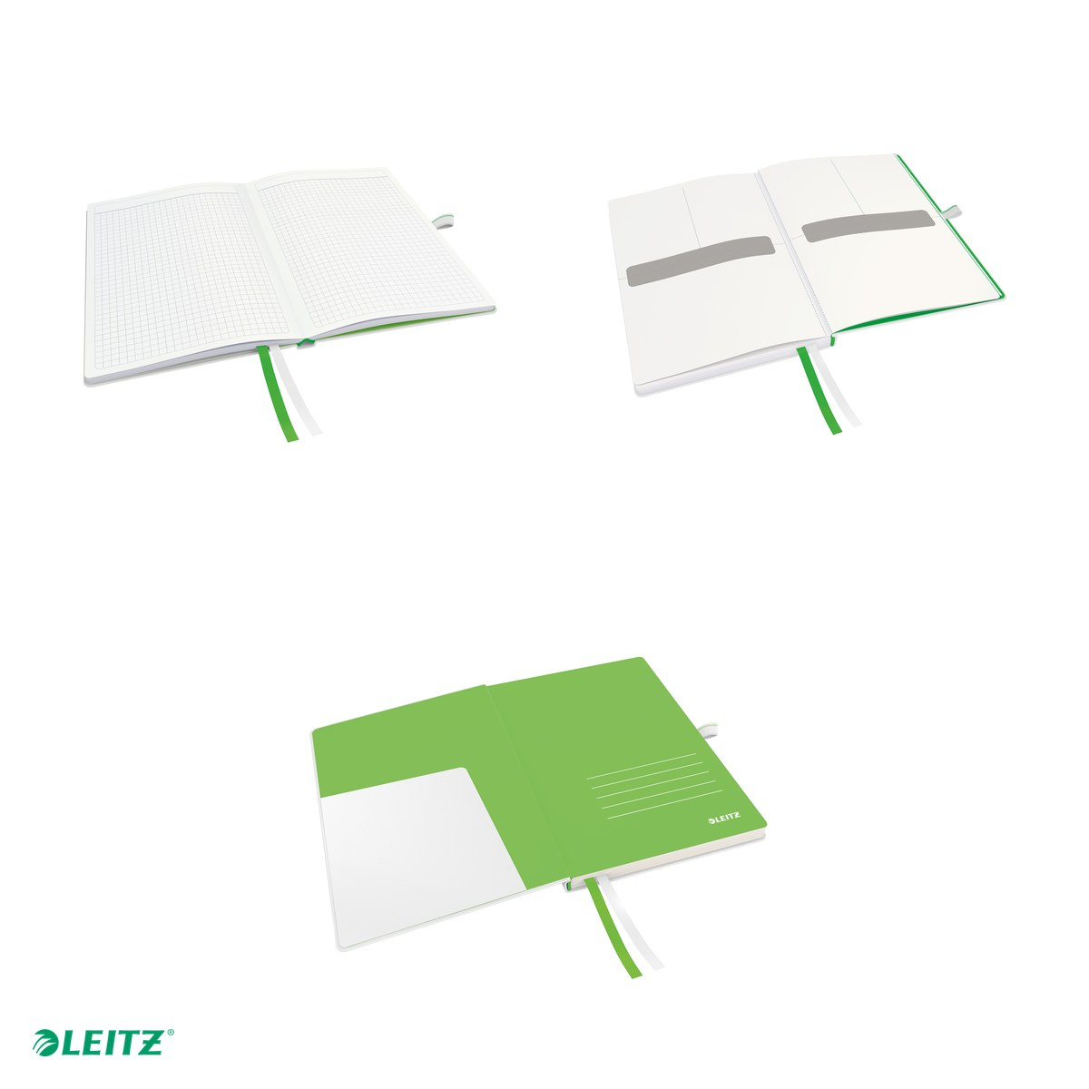 Caiet birou A5 aritmetica Leitz Complete, carton 100 g/mp, 80 file, 8 file perforate, alb [4]