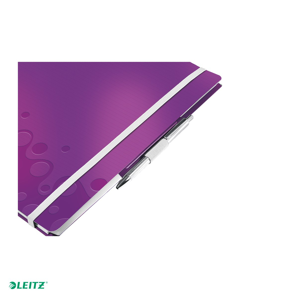 Caiet birou spira A4 dictando coperta PP be mobile Leitz Wow, carton 80 g/mp, 80 file, mov [5]
