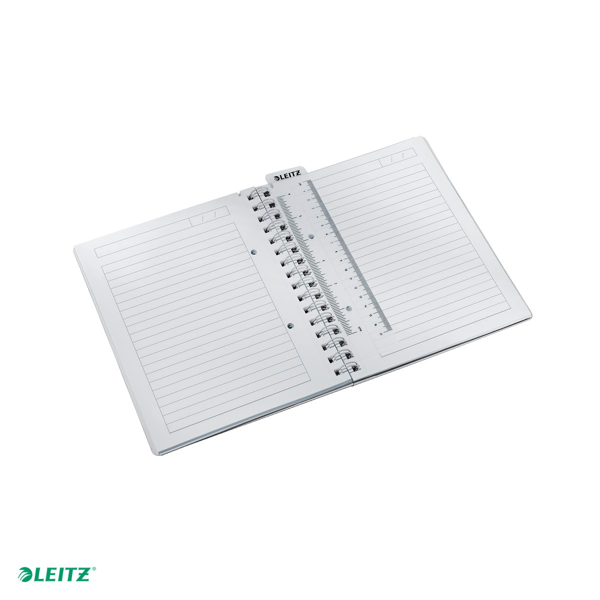 Caiet birou spira A5 dictando coperta PP Leitz Wow, carton 80 g/mp, 80 file, galben [4]