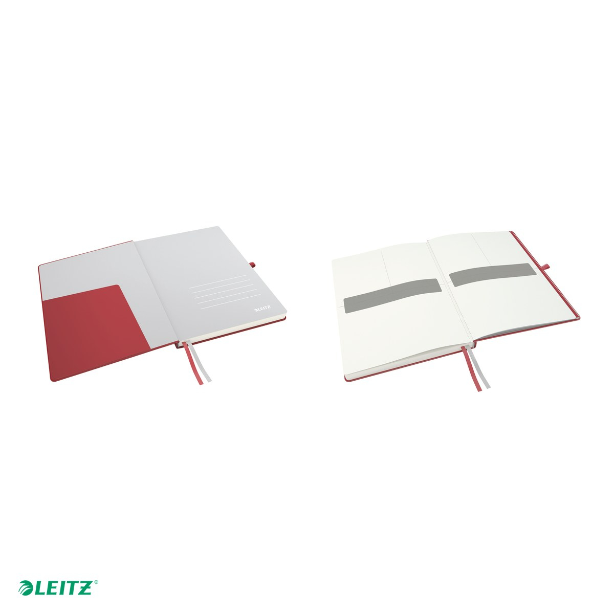 Caiet de birou Leitz Complete, A4, dictando, pentru documente perforate, 80 file, 8 file perforate, hartie 100 g/mp, rosu [5]
