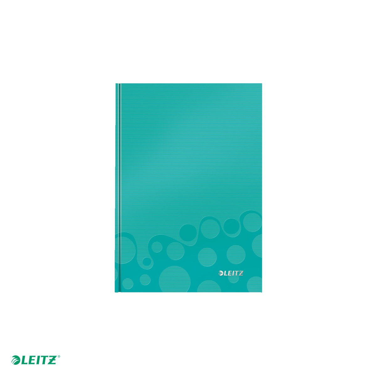 Caiet de birou Leitz WOW, carton laminat, coperta dura, A5, 80 coli, dictando, hartie 80 g/mp, turcoaz [4]