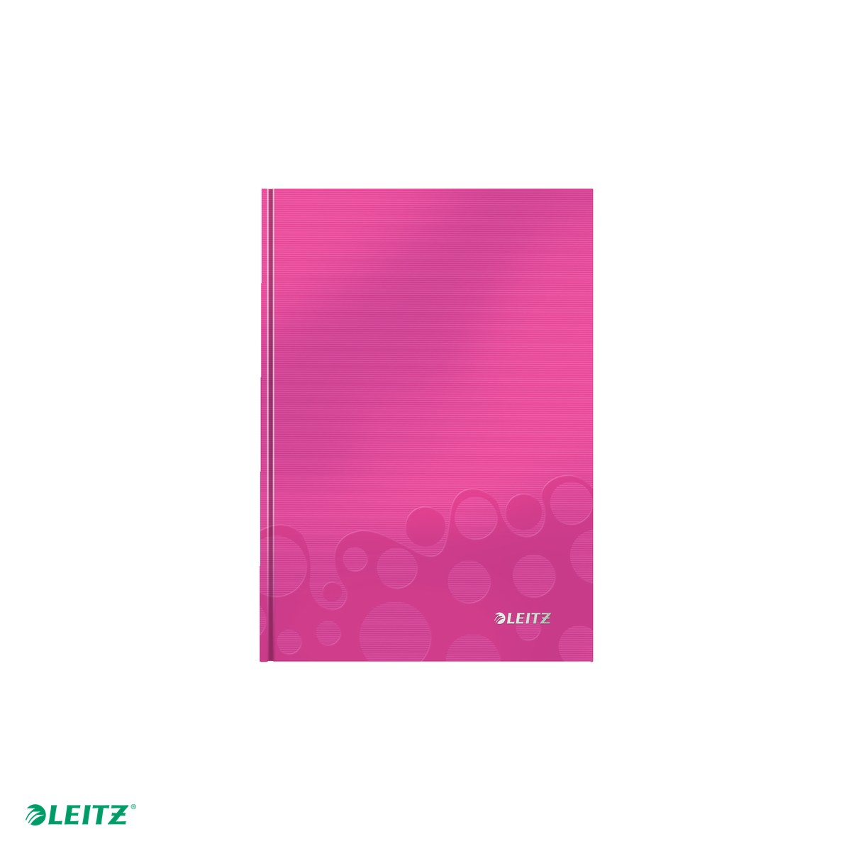 Caiet de birou Leitz WOW, carton laminat, coperta dura, A5, 80 coli, matematica, hartie 80 g/mp, roz [4]