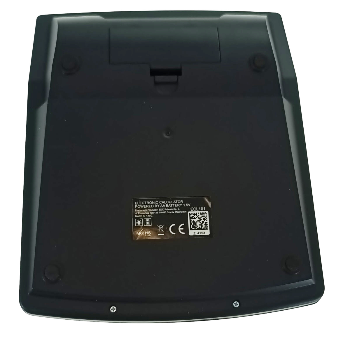 Calculator electronic de birou, Esperanza 90354, dimensiuni 195 x 152 x 35 mm, afisaj mare de 12 cifre, negru [5]