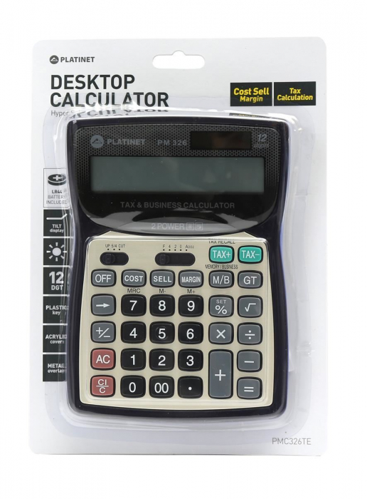 Calculator Platinet PMC326TE,12 digiti,calculare taxe si marja [3]