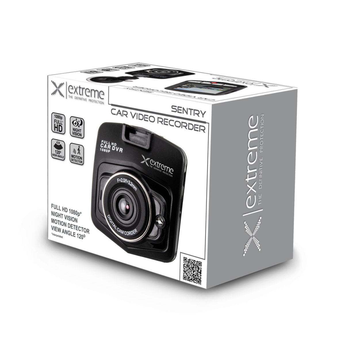 Camera auto DVR, Extreme Sentry, Full HD 1080p, cu microfon, unghi 120 grade, night vision, senzor miscare [8]